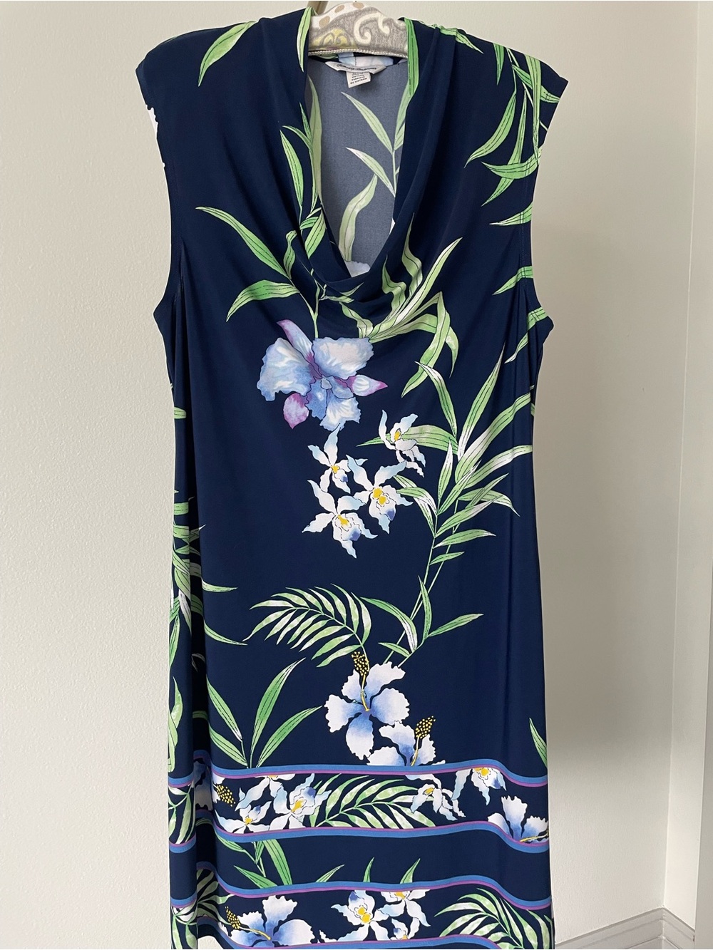 Tommy Bahama Acqua Dei Fiore Short Dress Island Navy Medium - Picture 2 of 9